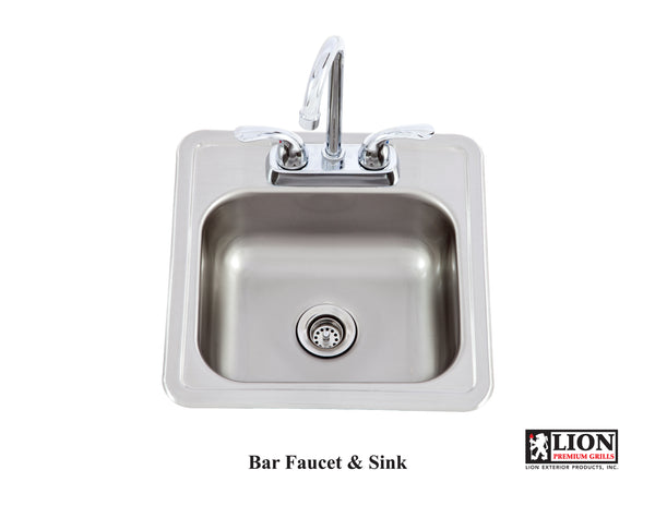 Lion BBQ Grills - Bar Sink and Faucet