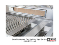 Lion BBQ Grills - Back Burner and Cast Stainless Burners