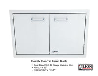 Lion BBQ Grills - Double Door with Towel Rack