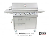 Lion BBQ Grills - L90000 40 Inch BBQ Grill and Cart Combo